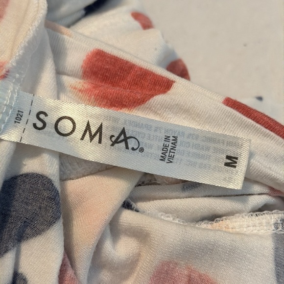 Soma Cool Nights Ankle Pajama Pants Long Size M - Picture 9 of 12